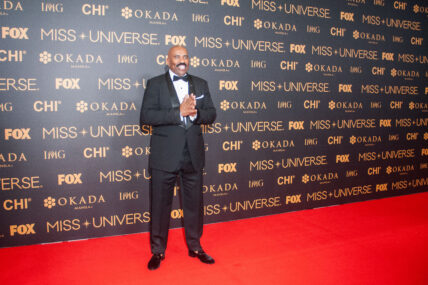 Steve Harvey smiling.