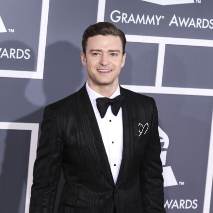 Justin Timberlake at the 55th Annual GRAMMY Awards