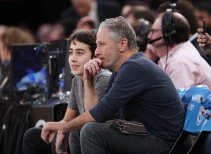 Celebs at the Knicks game