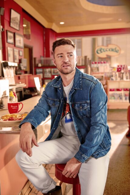 Justin Timberlake models Levi's collection