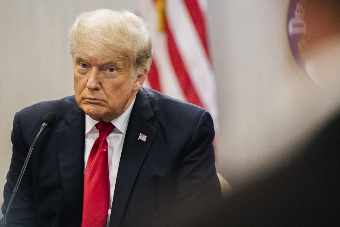 Former President Trump Joins TX Gov. Abbott At Unfinished Border Wall
