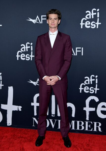 Andrew Garfield posing for the camera.
