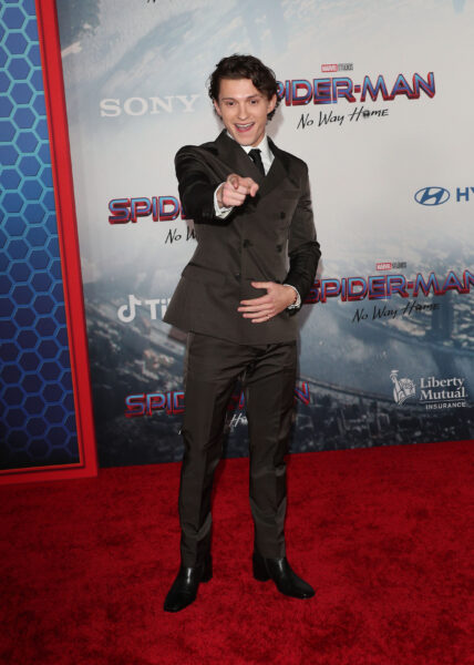 Tom Holland at the Spider-Man: No Way Home