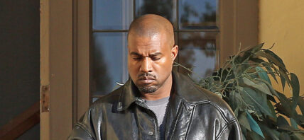 Kanye West heads to a office in Calabasas
