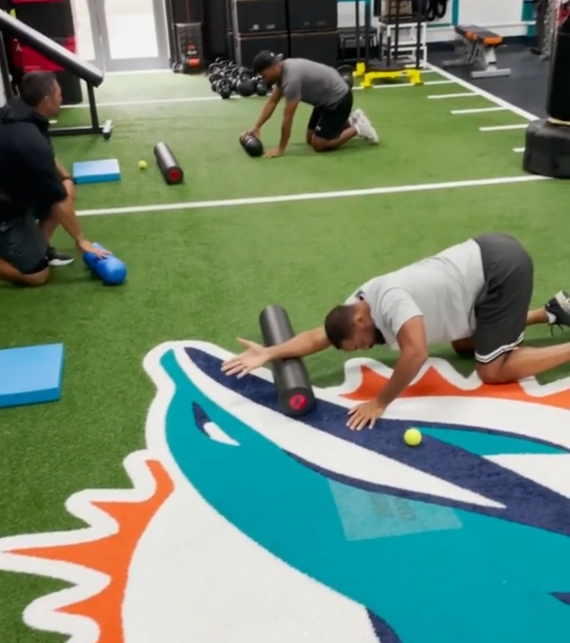 Will Smith Blasts FART While Working Out With NFL's Miami Dolphins!