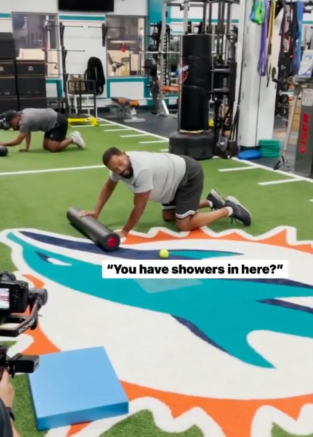 Will Smith Blasts FART While Working Out With NFL's Miami Dolphins!