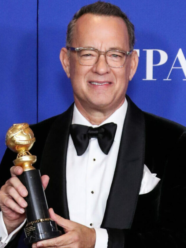 Actor Tom Hanks, winner of the Cecil B. Demille Award, poses in the press room during the 77th Annual Golden Globe Awards held at The Beverly Hilton Hotel on January 5, 2020 in Beverly Hills, Los Angeles, California, United States.