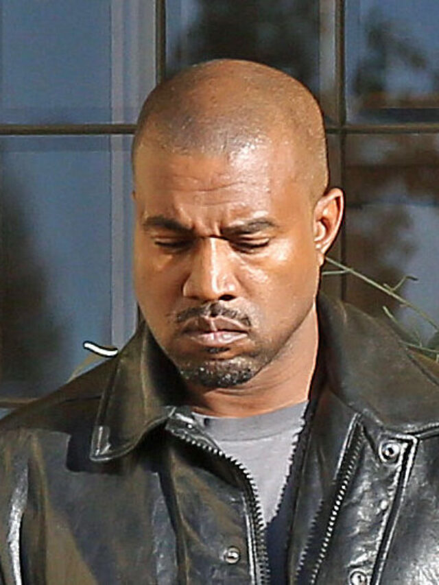 Kanye West heads to a office in Calabasas