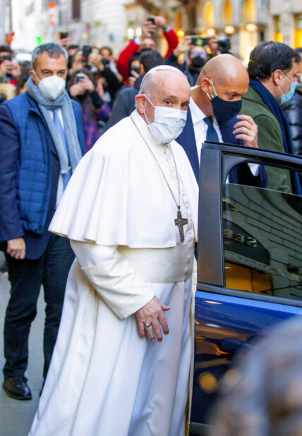 Pope Francis visited Auschwitz survivor Edith Bruck at her apartment in Rome