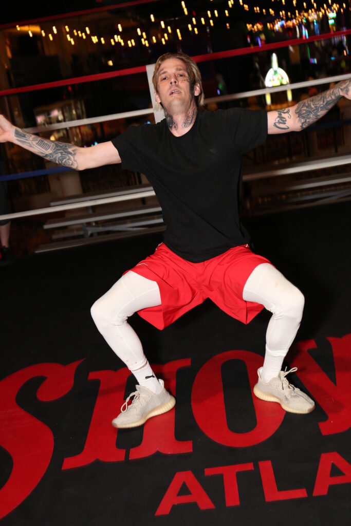 Lamar Odom Vs Aaron Carter Training Session
