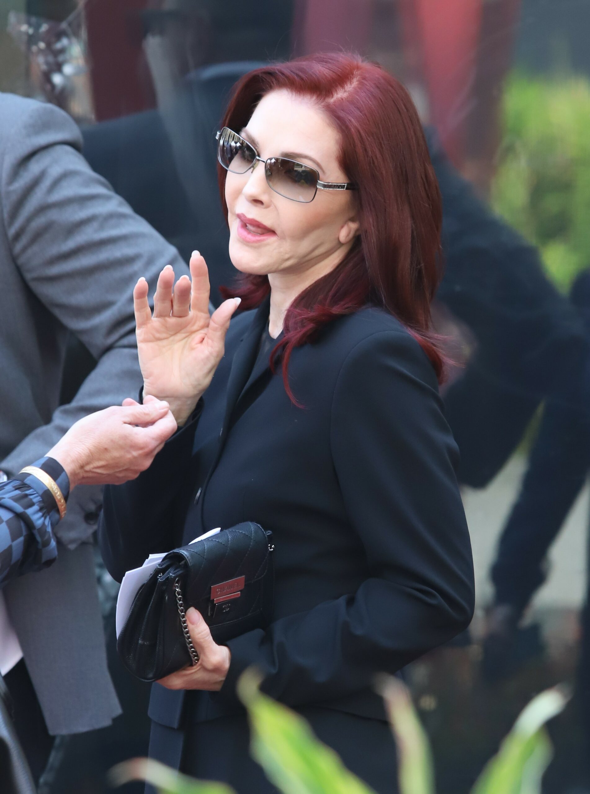 Nigel Lythgoe receives his star in the Hollywood Walk of Fame with celebrity guest Priscilla Presley