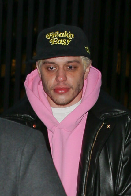 Pete Davidson seen at the NBC studios for his appearance at The Tonight Show Starring Jimmy Fallon in New York City