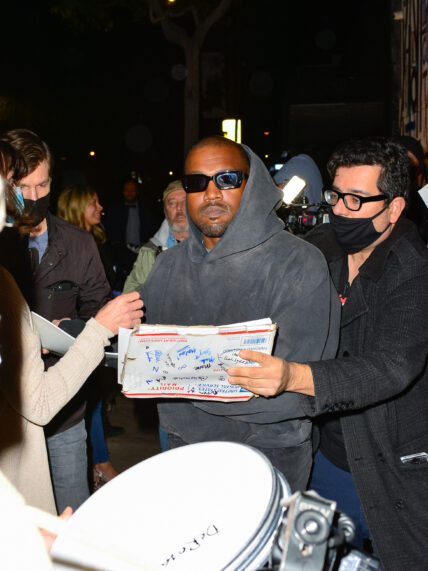 Larry Elder outside Craig apos s Restaurant in West Hollywood