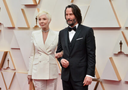 Keanu Reeves arrive for the 92nd annual Academy Awards at the Dolby Theatre in the Hollywood section of Los Angeles on Sunday, February 9, 2020.