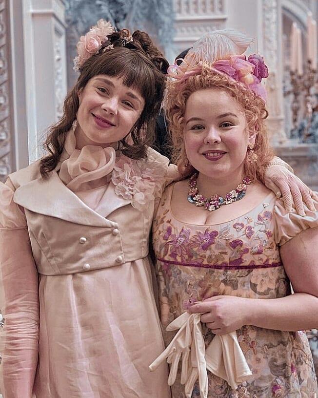 Eloise and Penelope on Bridgerton