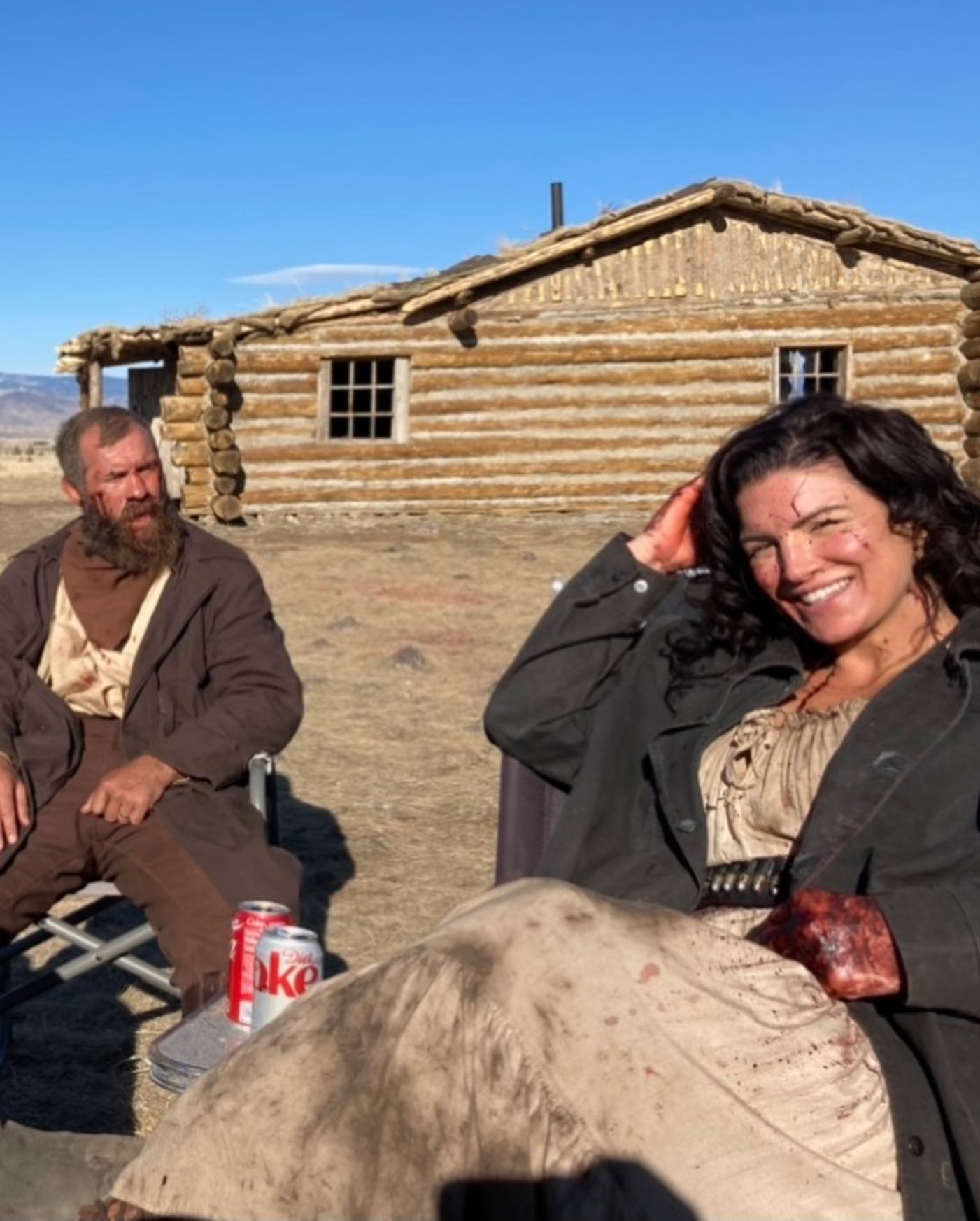 Gina Carano in "The Terror on the Prairie"