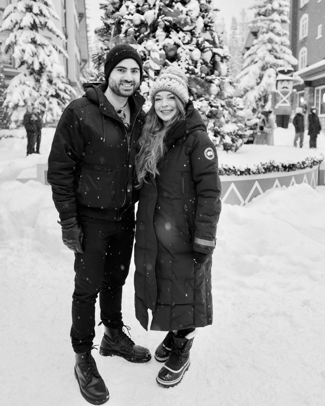 Lindsay Lohan with fiance