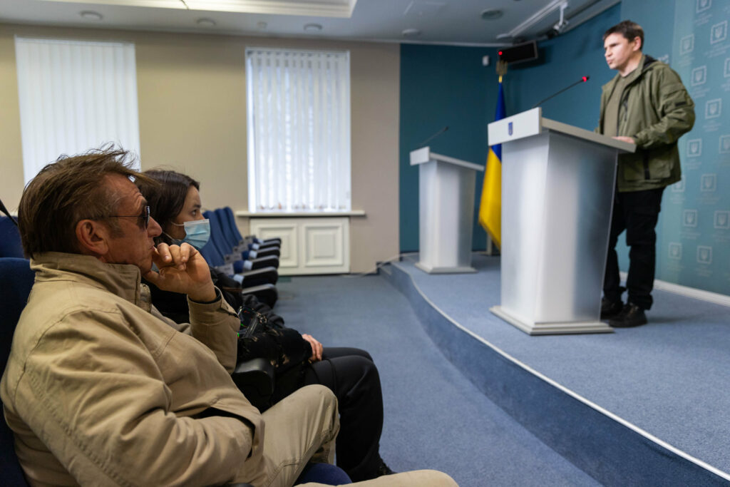 Sean Penn is in Ukraine