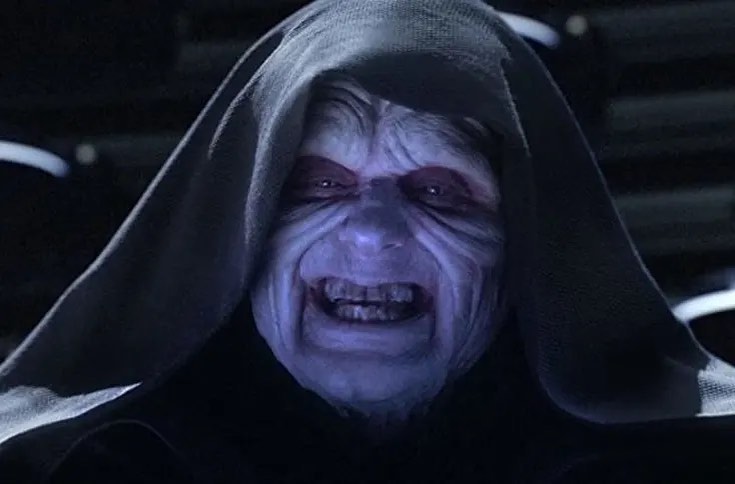 Ian McDiarmid as Emperor Palpatine