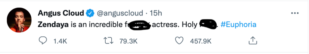 Angus Cloud gushes about Zendaya