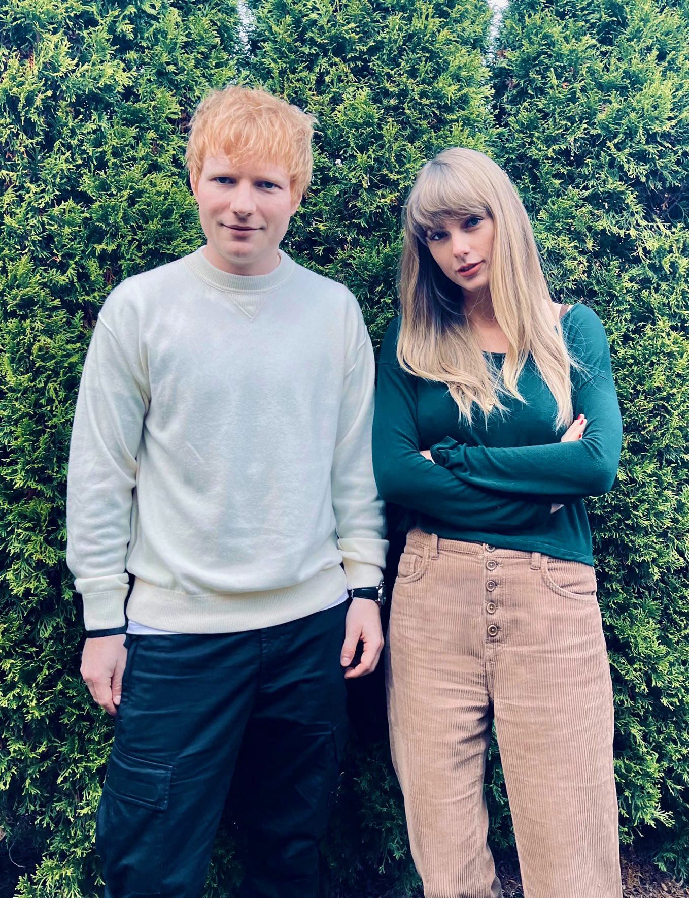 Ed Sheeran and Taylor Swift