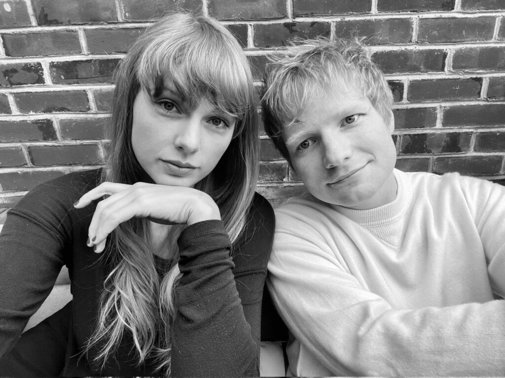 Ed Sheeran and Taylor Swift