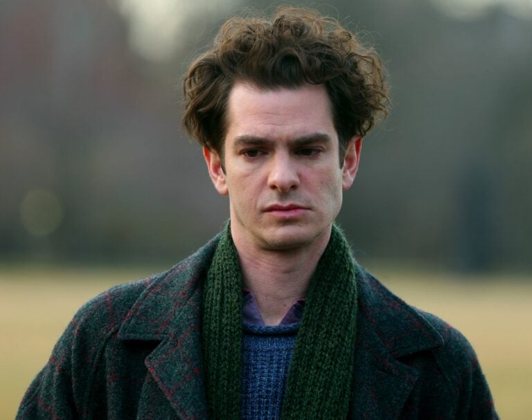 Andrew Garfield filming "Tick Tock Boom". 06 Mar 2020