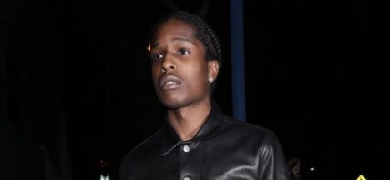 ASAP Rocky arrives at Delilah shortly after Rihanna.