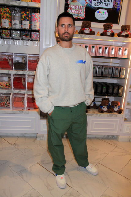 Media Personality and Scoialite SCOTT DISICK Hosts The Grand Opening Of The New Sugar Factory Las Vegas Harmon Corner Retail Center Las Vegas, Nv September 18, 2021. 18 Sep 2021 Pictured: Scott Disick. Photo credit: KWKC/MEGA TheMegaAgency.com +1 888 505 6342 (Mega Agency TagID: MEGA788460_005.jpg) [Photo via Mega Agency]