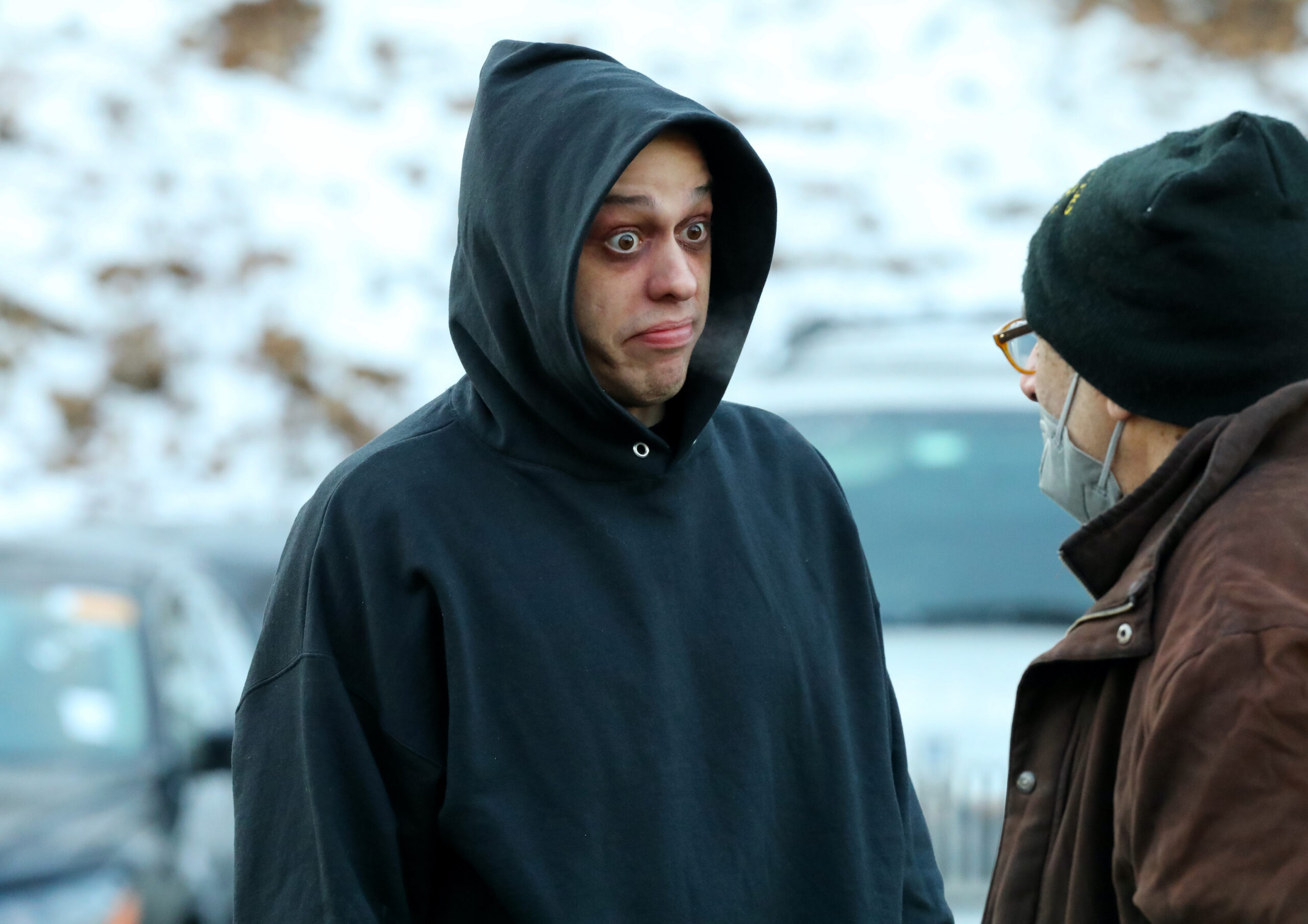 Pete Davidson seen filming 'Home' in NYC