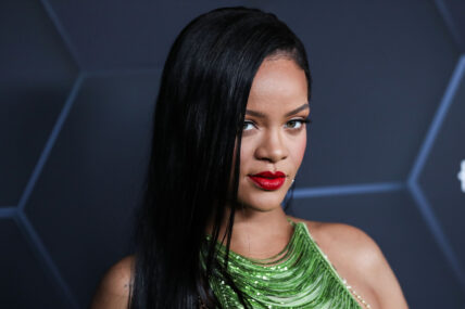 Rihanna at the Fenty Beauty and Fenty Skin photocall