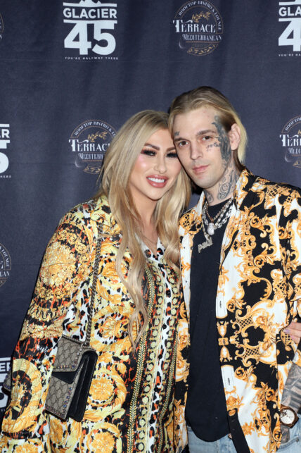 Aaron Carter In Las Vegas with Melanie Martin