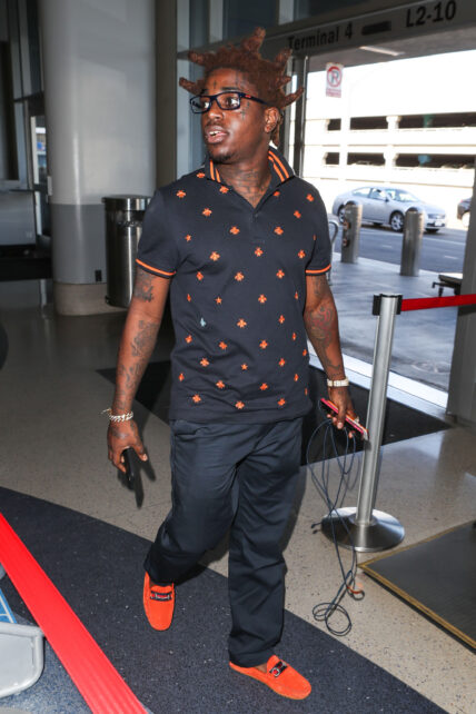 Kodak Black at LAX International Airport