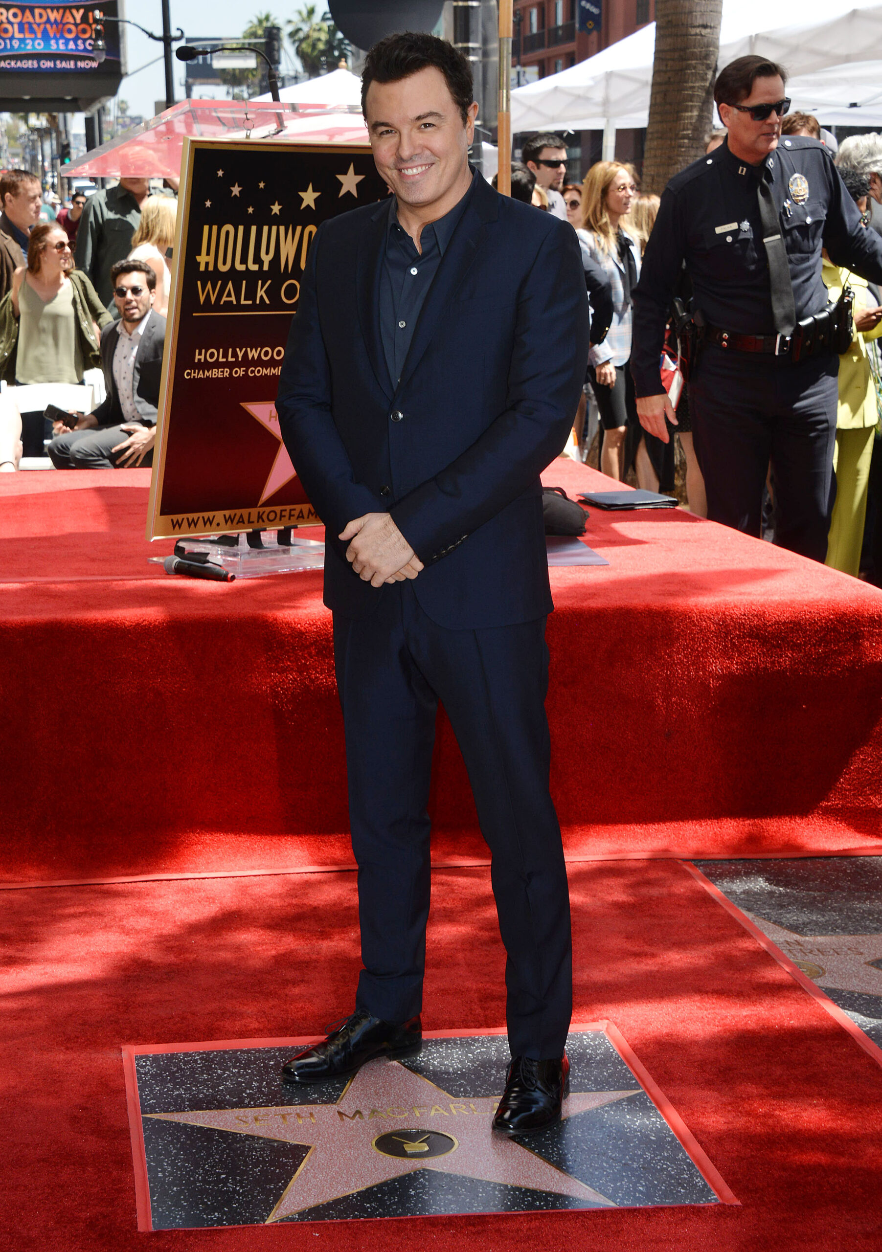 Seth MacFarlane honored with Star on the Hollywood Walk of Fame