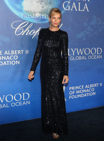 Global Ocean Gala - Arrivals, Uma Thurman