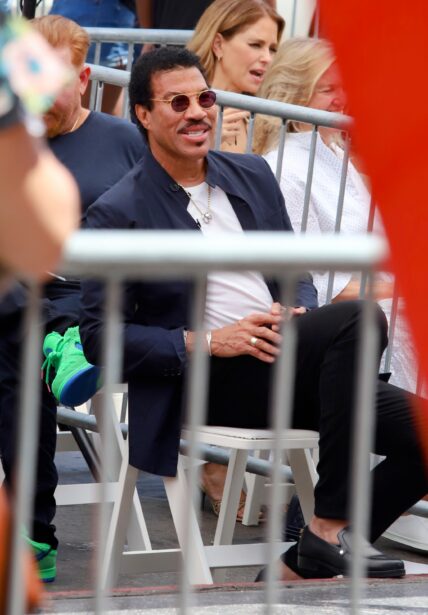 Nigel Lythgoe receives his star in the Hollywood Walk of Fame with celebrity guest Lionel Richie
