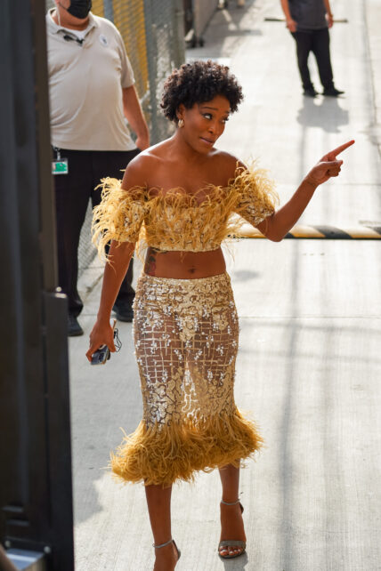 Keke Palmer arriving at apos Jimmy Kimmel Live apos