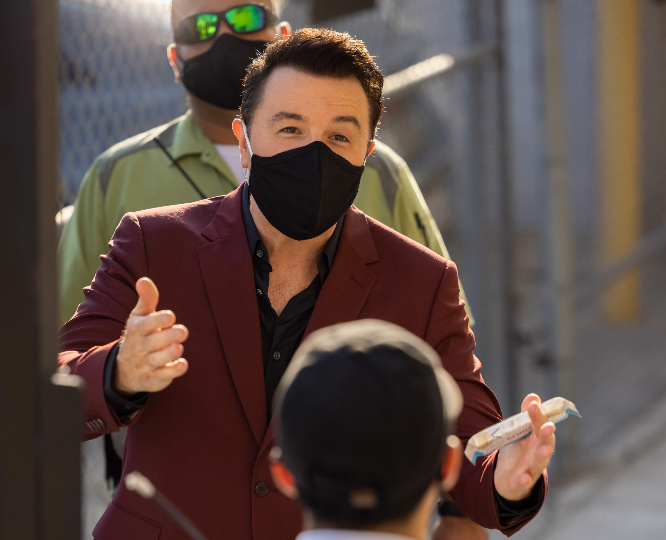 Brendan Hunt is seen at quot Jimmy Kimmel Live quot in Los Angeles California