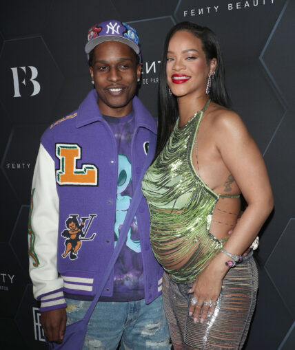 Rihanna & A$AP Rocky at Fenti Beauty and Fenty Skin Photocall