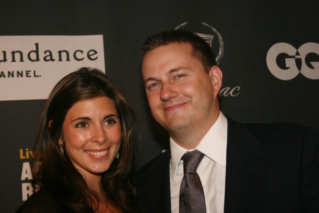 Chris Huvane with Jamie-Lynn Sigler
