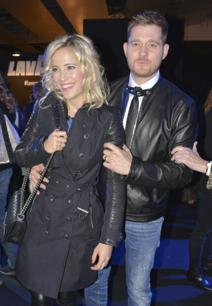 Michael Buble's wife Luisana Lopilato gave birth to the couple's second child on Friday