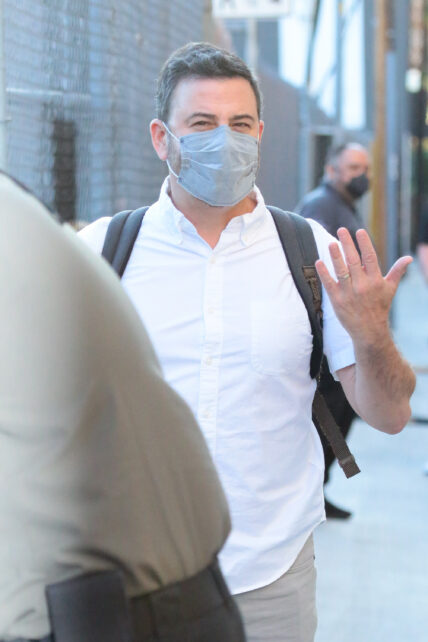 Jimmy Kimmel Live! studios in Los Angeles, California Featuring: Jimmy Kimmel