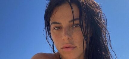 Victoria Villarroel takes a selfie.