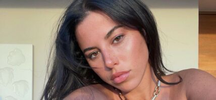 Victoria Villarroel takes a selfie.