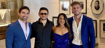 “Love Is Blind” cast BTS at reunion