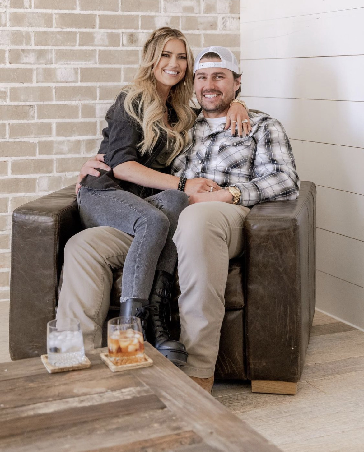 Christina Haack & Josh Hall smiling