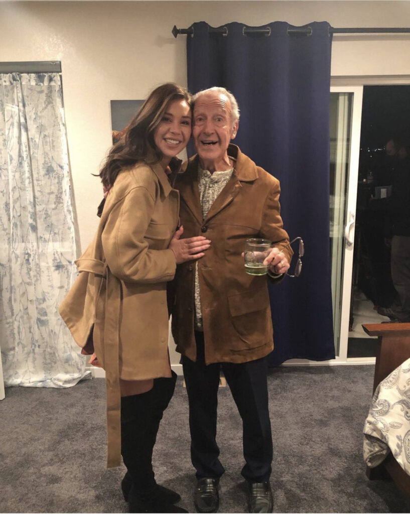 Gabby Windey and her grandfather