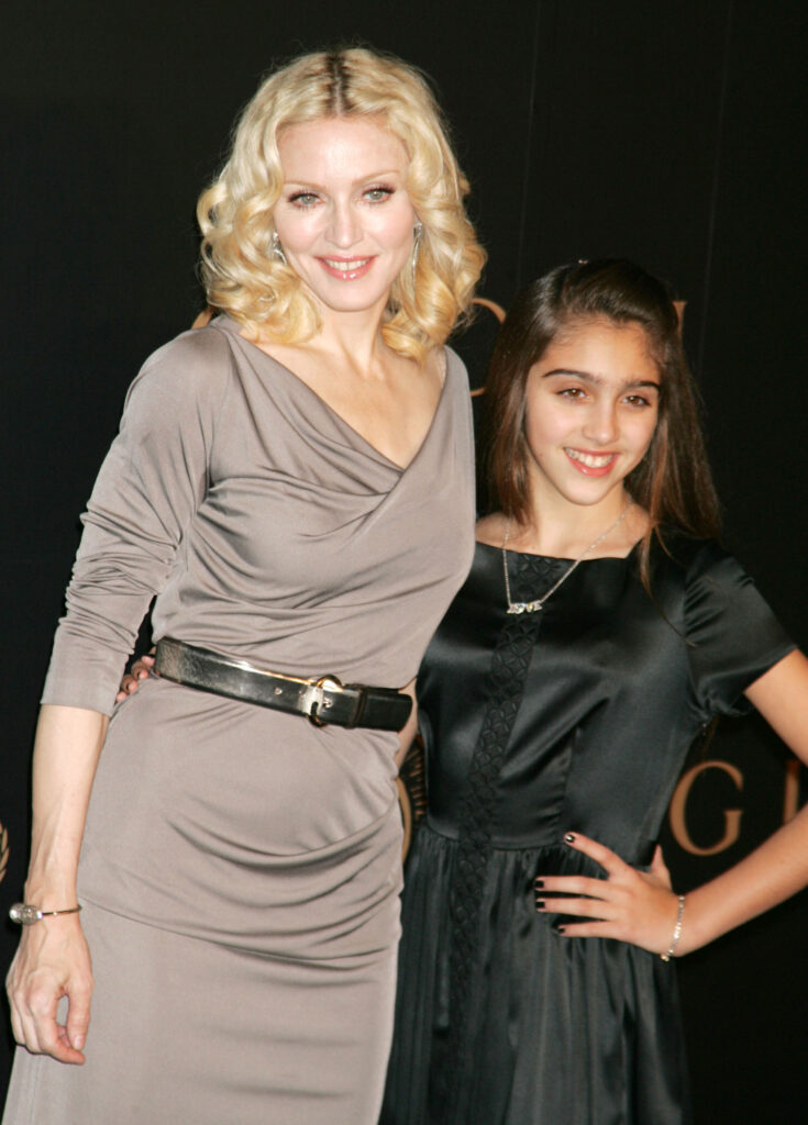 American singer, songwriter, actress, and businesswoman MADONNA turns 60 on August 16, 2018. PICTURED: MADONNA and WARREN BEATTY in 1990. 01 Jan 1990 Pictured: MADONNA and her daughter LOURDES LEON, durung arrivals for the Gucci and Madonna hosted fundraiser 'A Night To Benefit Raising Malawi and Unicef.'. Photo credit: ZUMAPRESS.com / MEGA TheMegaAgency.com +1 888 505 6342 (Mega Agency TagID: MEGA260689_019.jpg) [Photo via Mega Agency]