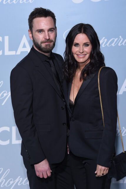 Courteney Cox and Johnny McDaid.