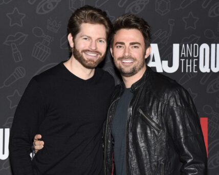 Jonathan Bennett With Husband, James Vaughan